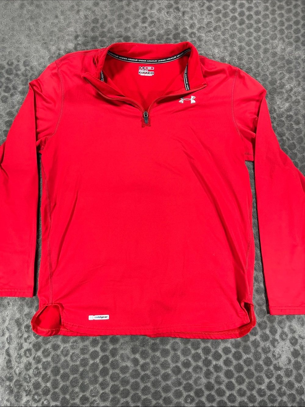 Under Armour ColdGear 1/4 zip pullover Large Like New Condition